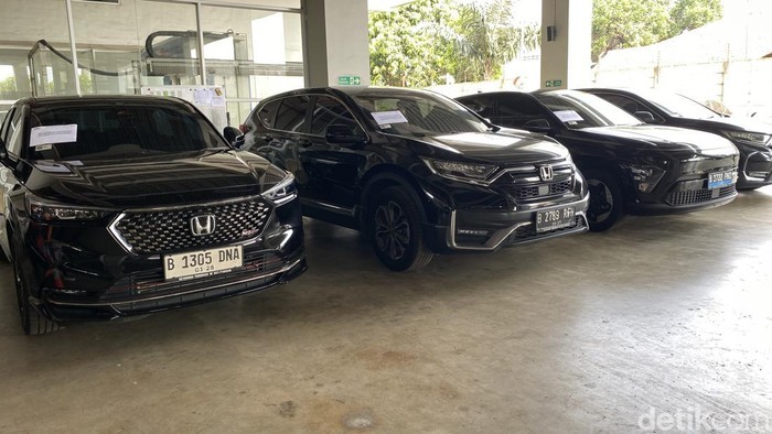 Empat mobil rampasan dari Taspen