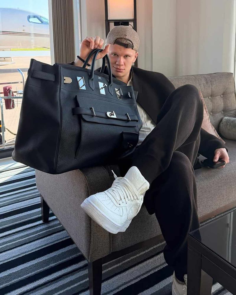 Koleksi tas Hermes Birkin Erling Haaland.