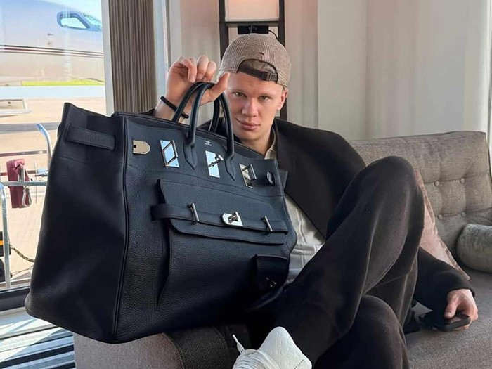 Koleksi tas Hermes Birkin Erling Haaland.