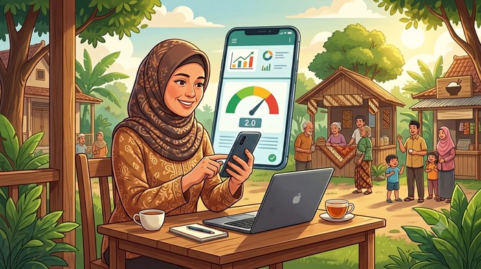 Ilustrasi cek desil bansos 2026.