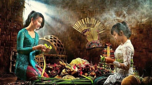 Ilustrasi mejejaitan. (Dok. Facebook Hindhu Dharma)