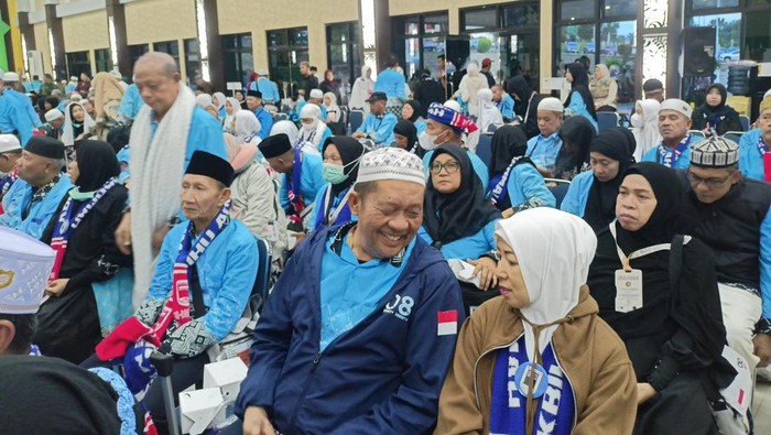 Jemaah haji kloter terakhir tiba di Asrama haji Palembang.