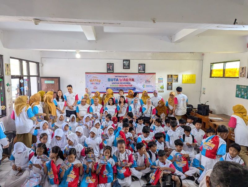 Kampanye deteksi dini buta warna pada anak.