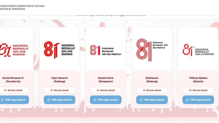Kandidat logo HUT ke-81 RI