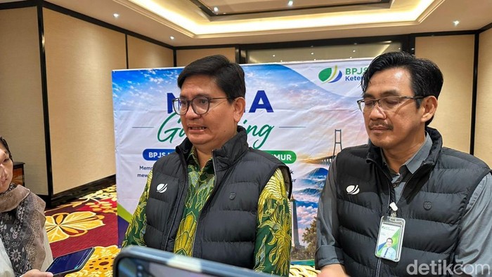 Kepala Kantor Wilayah BPJS Ketenagakerjaan Jatim, Irvansyah Utoh Banja