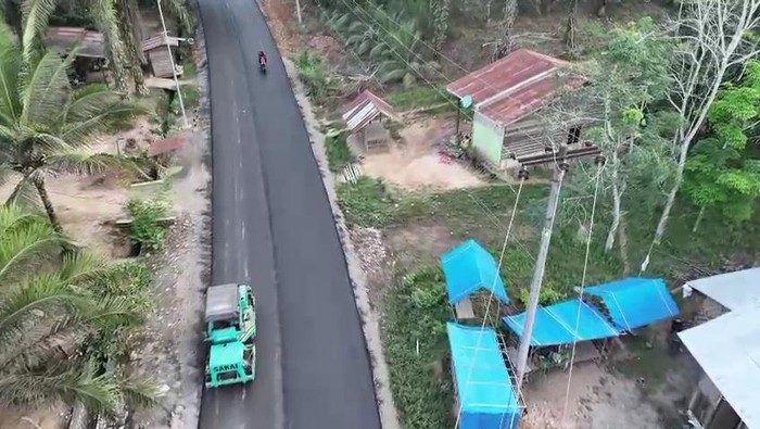 Keterangan foto: Progres pembangunan jalan lintas Kabupaten Padang Lawas Utara Paluta- Kabupaten Tapanuli Selatan Tapsel via Sipiongot (Dok. Dinas Bina Marga, Bina Konstruksi dan Cipta Karya Sumut)