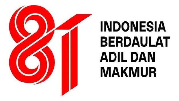 Logo HUT ke-81 RI Fajar Novario (Padang)