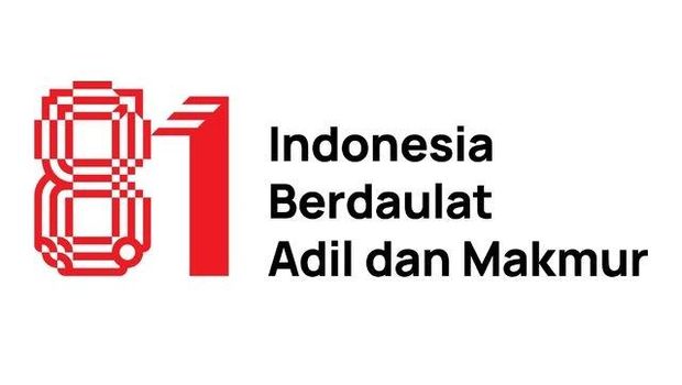 Logo HUT ke-81 RI Kanda Putra (Denpasar)