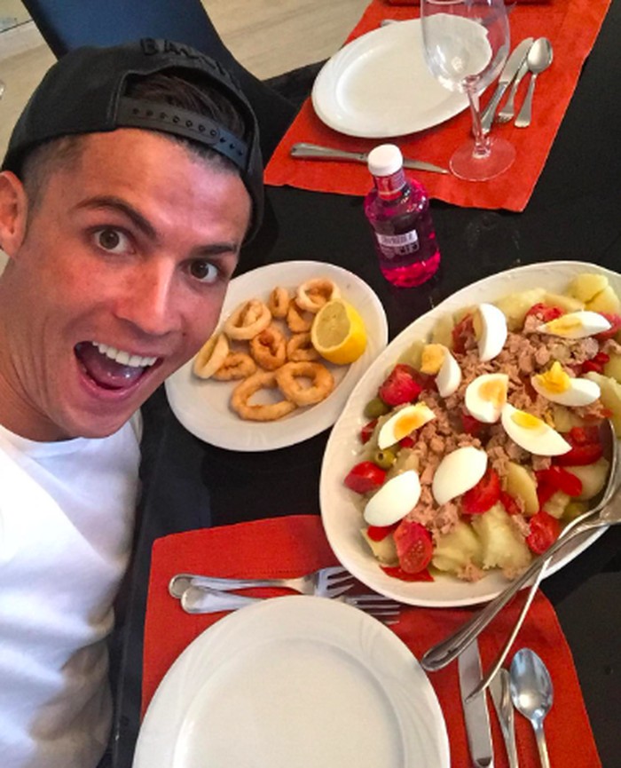 Makanan favorit Cristiano Ronaldo