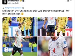 Tahan Imbang Inggris, Ghana Pakai Dukun?