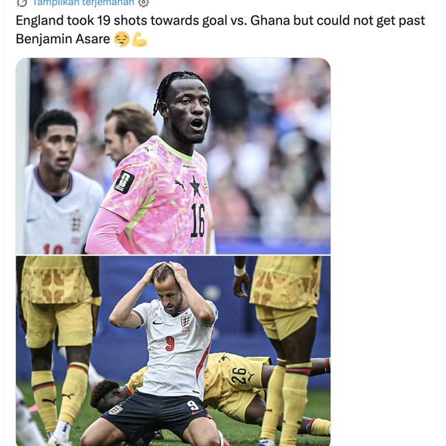 Tahan Imbang Inggris, Ghana Pakai Dukun?