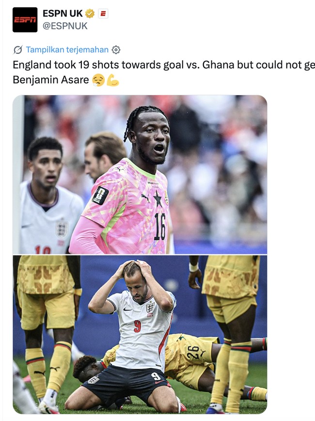 Tahan Imbang Inggris, Ghana Pakai Dukun?