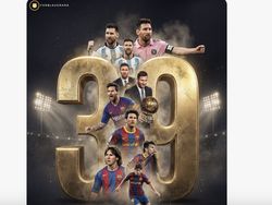 Lionel Messi Genap 39 Tahun, Netizen: Happy Birthday Goat!