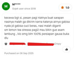 Review Pesan Makanan Online Absurd, Penjualnya Anti Kritik