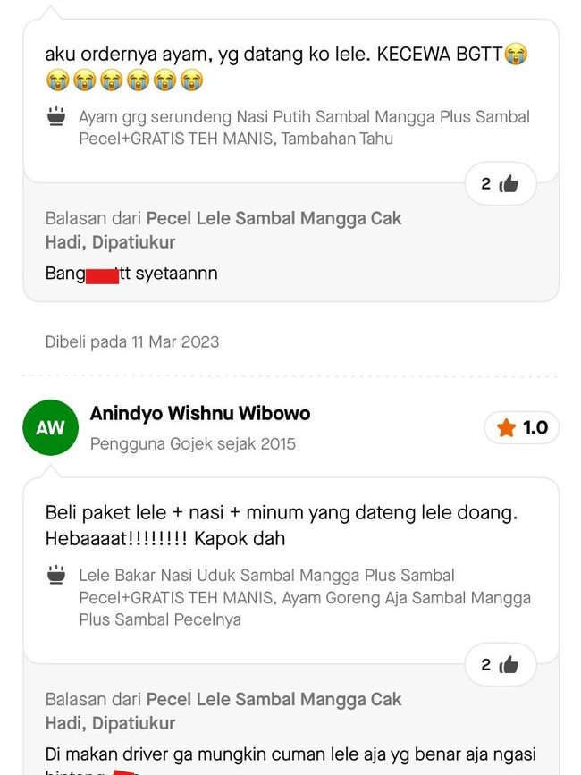 Review Pesan Makanan Online Absurd, Penjualnya Anti Kritik
