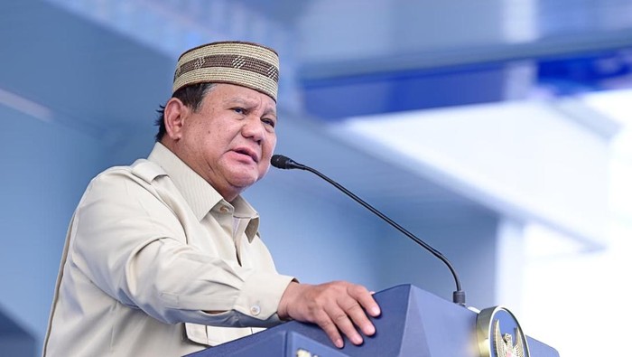 Prabowo di acara Puncak Pekan Nasional (Penas) Petani dan Nelayan XVII di GOR David-Tony, Limboto, Kabupaten Gorontalo, Rabu (24/6/2026).