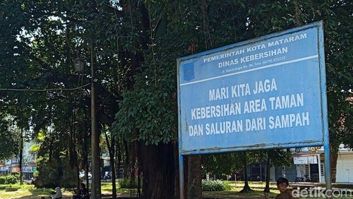 Lokasi Taman Jangkar, Ampenan, Kota Mataram, Rabu (24/6/2026).