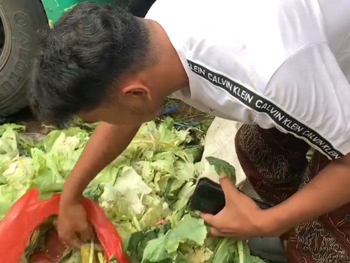 Viral aksi dua anak kos tanpa gengsi mulung sayur sisa pasar yang masih layak. Bermodal teliti, mereka dapat stok kembang kol hingga cabai demi hemat uang.