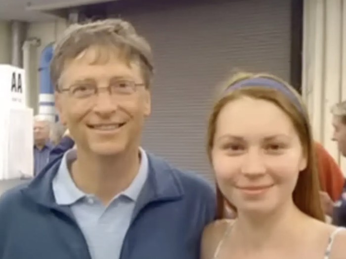 Bill Gates & Mila Antonova