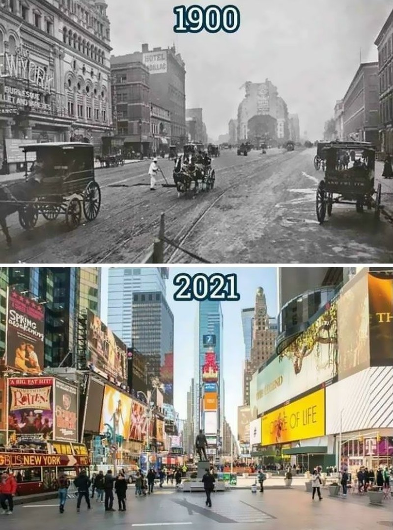 Deretan foto dulu dan sekarang