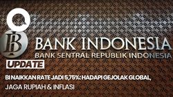 BI Naikkan Rate Jadi 5,75%: Hadapi Gejolak Global, Jaga Rupiah & Inflasi 