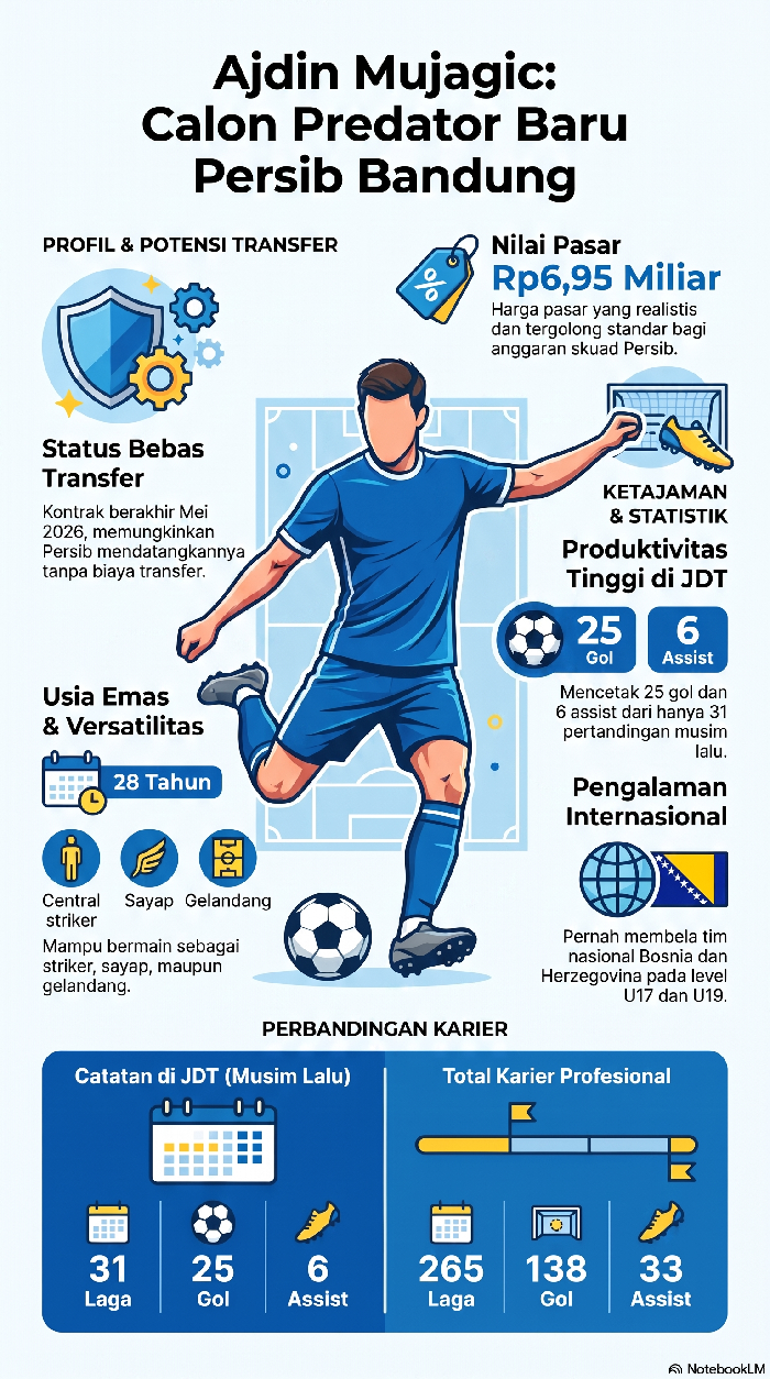 Ilustrasi pemain sepak bola.