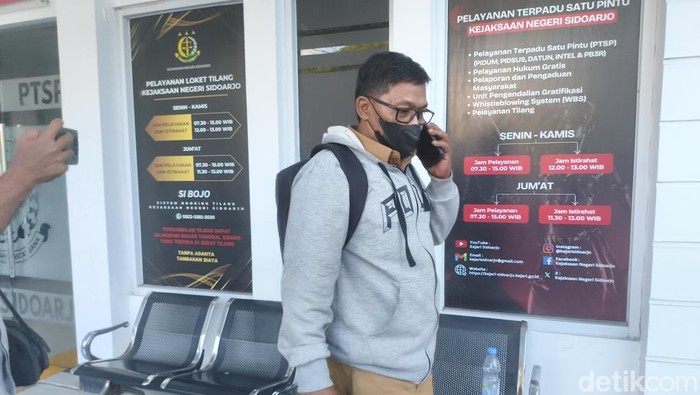 Sekdes Damarsi, Kecamatan Buduran, Muhammad Faroid diperiksa lagi Kejari Sidoarjo