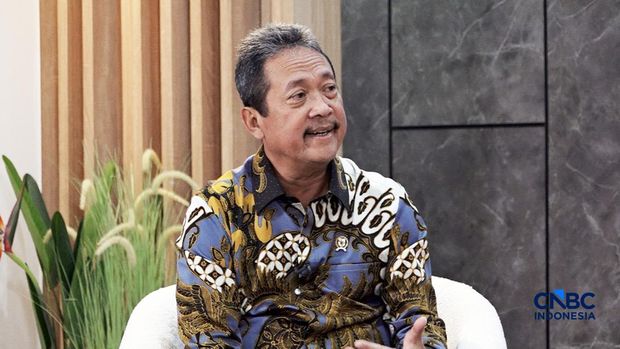 Menteri Kelautan dan Perikanan Sakti Wahyu Trenggono. (CNBC Indonesia TV)