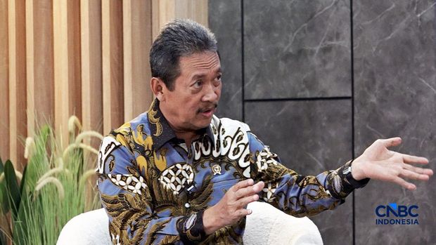Menteri Kelautan dan Perikanan Sakti Wahyu Trenggono. (CNBC Indonesia TV)