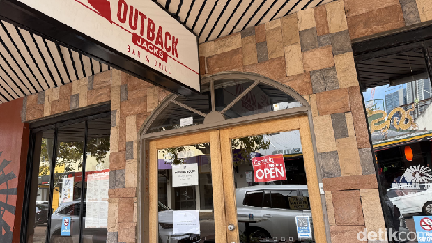 Outback Jacks Bar & Grill, restoran daging kanguru di Northbridge, Perth, Australia Barat Outback Jacks Bar & Grill, restoran daging kanguru di Northbridge, Perth, Australia Barat