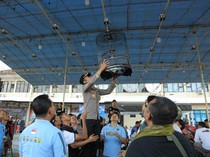 Saat Mapolres Sumedang Berubah Jadi Panggung Para Jawara Kicau