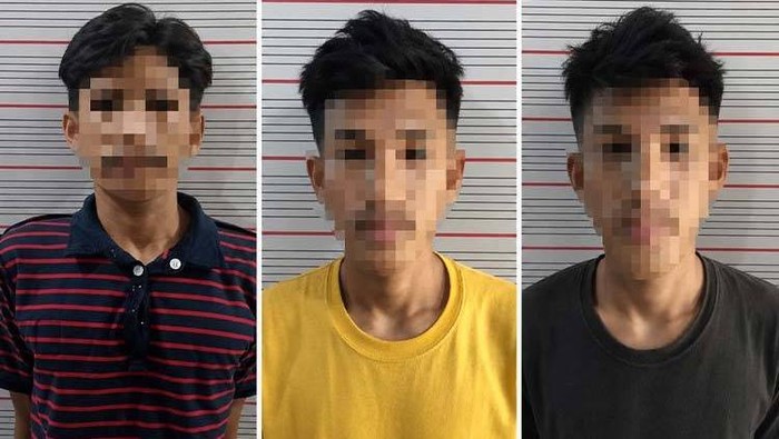 Resahkan Warga Kapuas, 3 Pencuri Meteran Air PDAM Ditangkap. (dok Polres Kapuas)