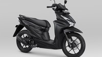 Selain itu, warna Glossy Metallic Black pada model sebelumnya kini disegarkan menjadi Matte Black yang menghadirkan tampilan lebih berkarakter dan premium. Foto: Dok. AHM