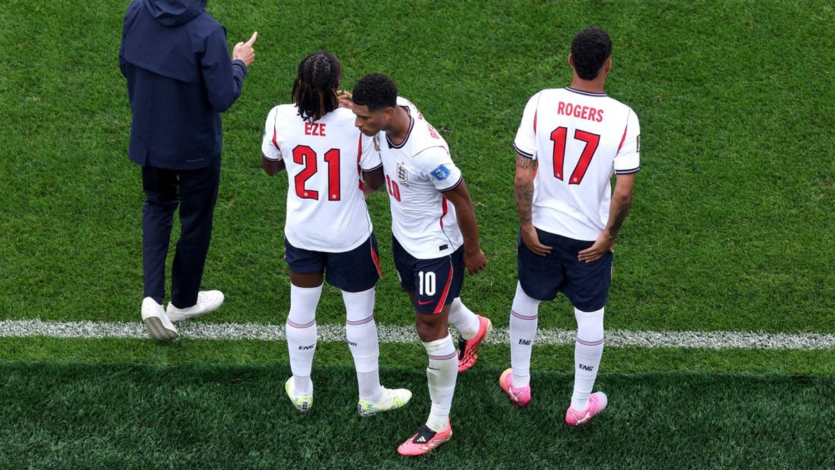 Inggris, Morgan Rogers, Eberechi Eze Inggris, Morgan Rogers, Eberechi Eze