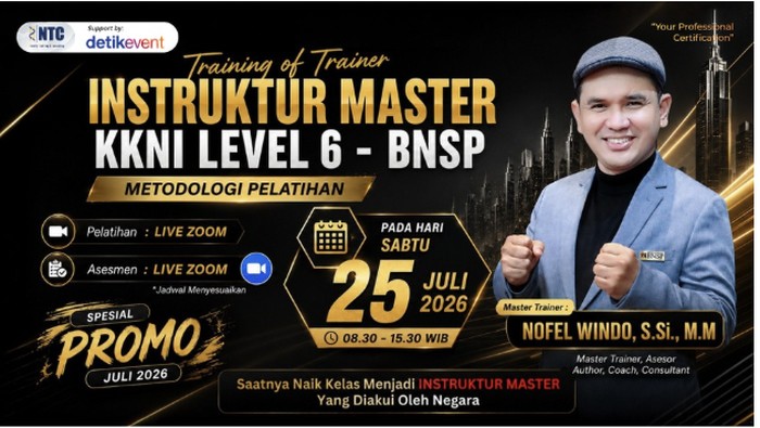 Instrukstur Master KKNI Level 6 - BNSP