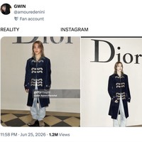 Tak hanya itu, netizen menuding Jimin BTS mengedit ukuran kepalanya agar terlihat lebih kecil. Viral di media sosial perbandingan foto Jimin BTS dengan caption “Expectation vs Reality.” Foto: Instagram