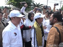 Tiba di Lampung, Jokowi Disambut Ratusan Relawan di Bandara Raden Inten II