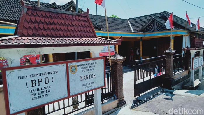 Kantor Desa Tegalmulyo, Kemalang, Klaten.