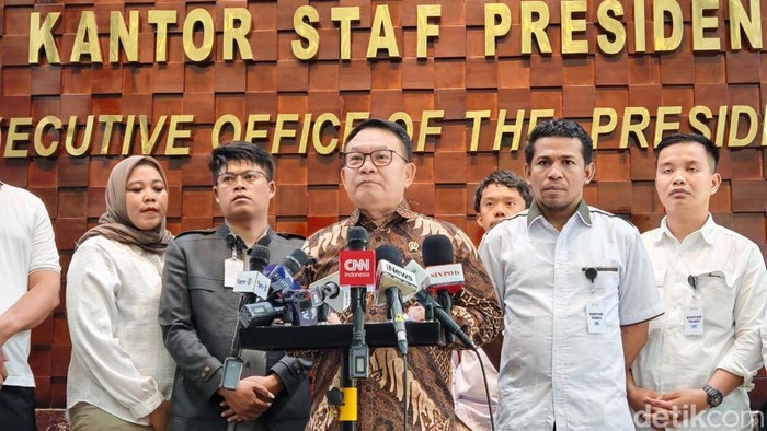 Kepala Kantor Staf Presiden Dudung Abdurachman. (Eva/detikcom)