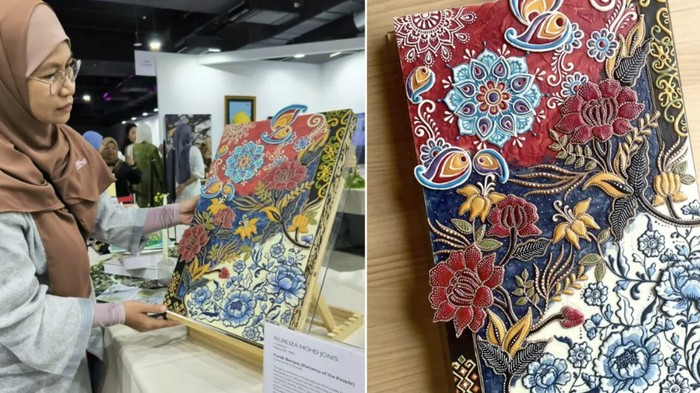 Keren! Baker Ini Bikin Cake Motif Batik Super Detail hingga Mirip Lukisan
