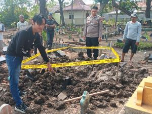 Sosok Pembongkar Makam Toniah di Grinting Brebes Terungkap Saat Kembali Beraksi