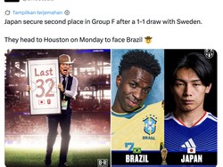 Jepang Bertemu Raksasa Brasil, Netizen Tak Sabar