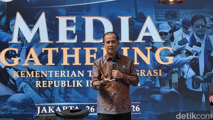 Menteri Transmigrasi (Mentrans) Iftitah Sulaiman Suryanagara (Adhfar/detikcom)