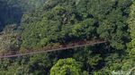 Menyusuri Jembatan Gantung Situ Gunung, Terpanjang se-Asia
