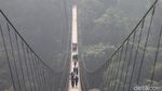 Menyusuri Jembatan Gantung Situ Gunung, Terpanjang se-Asia