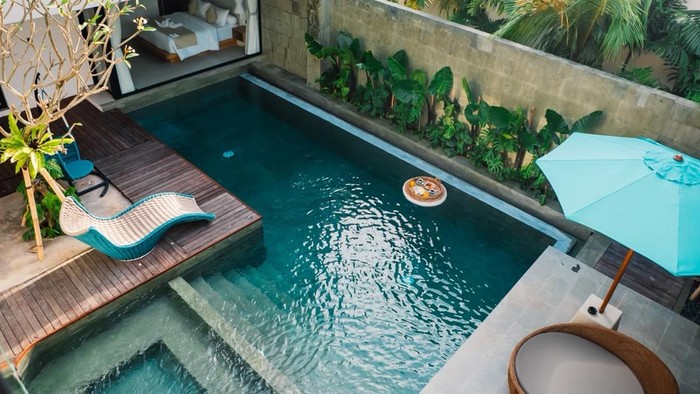 Penampakan vila baru Rizky Billar dan Lesti Kejora di Bali Penampakan vila baru Rizky Billar dan Lesti Kejora di Bali