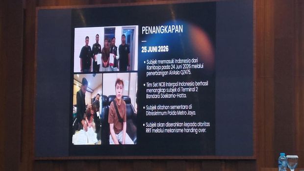 Polri tangkap buron kasus penipuan asal China (Rumondang/detikcom)