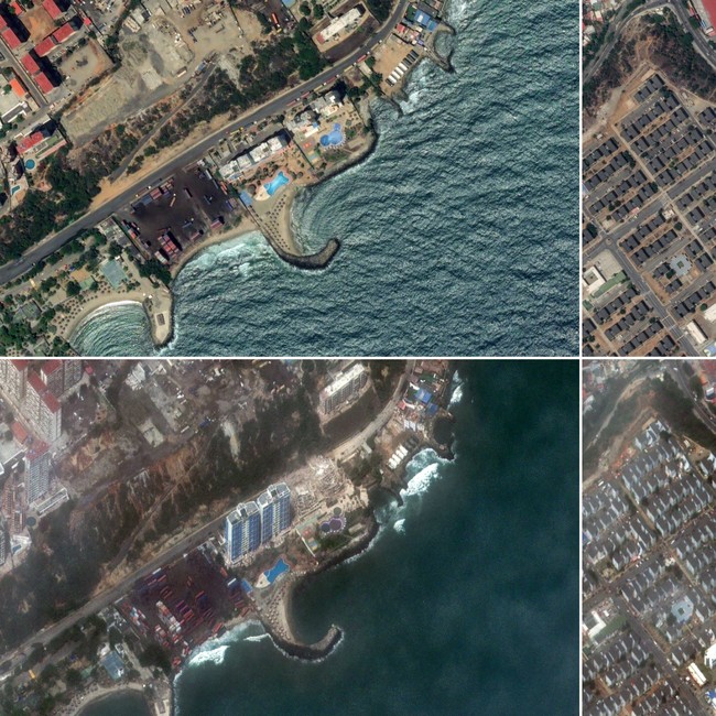 Potret Satelit Sebelum dan Sesudah Gempa Guncang Venezuela