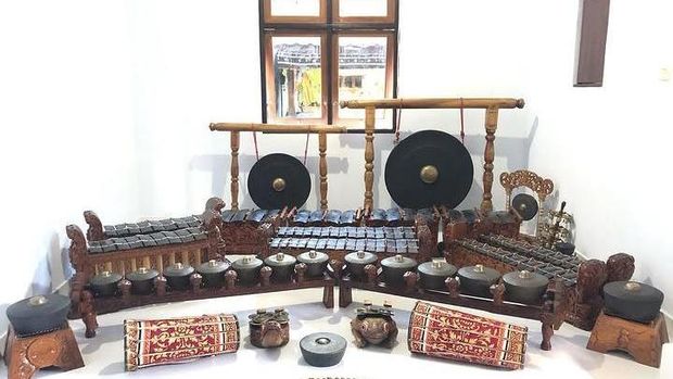 Seperangkat Gamelan Pesel milik I Wayan Arik Wirawan. (Foto: Dok. Istimewa)