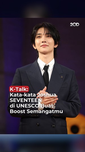 Video: Kata-kata Joshua SEVENTEEN di UNESCO Buat Boost Semangatmu